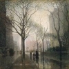 The Plaza After Rain - By Paul Cornoyer c. 1910