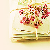 letters with flowers