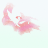 An abstract butterfly.
