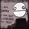 jezi is not listening