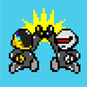 daft punk sprites high-fiving