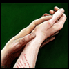 Two hands artwork by Acid