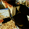 kicking in the leaves