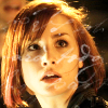 Claudia Donovan from Warehouse 13 looking left