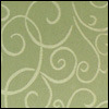 curlicues on spring green background