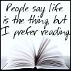 I prefer reading