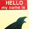 hello my name is raven [icon by iconomicon on LJ]