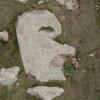 stone shaped like a face