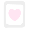 heart symbol on a keyboard key