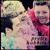 Pretty Hobbits (in flower garlands)