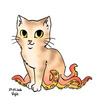 Squitten (a kitten with tentacles)