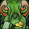 cthulhu with rubber duckie-cthulhu