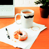 gin's mustache cup