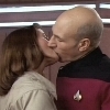 Picard and Vash Kiss