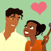 Tiana and Naveen (there two are so cute)