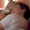 RDJ sleeping with stuffed animal