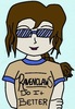 Me in cartoon form! With glasses and signature plait ;-) By the gorgeous Trixie, aka Anna Mae Bellatrix Elisabeth Heinrich Hanigan. Did I miss a name? Well, blackwineredtalons would be more helpful in terms of internet, for both FF.net and DeviantArt