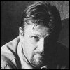 Black and white photograph of Sean Bean.