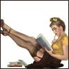 Pin Up Librarian