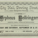 The Orpheus Bellringers ticket