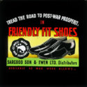Tread the road to post-war prosperity in Friendly-Fit shoes. 