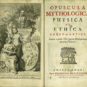 Opuscula Mythologica Physica et Ethica