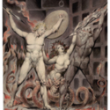 &amp;lsquo;Satan, Sin, and Death: Satan Comes to the Gates of Hell&amp;rsquo; from Thirteen Watercolor Drawings by William Blake illustrating Paradise Lost by John Milton