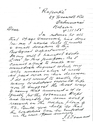 J. S. Tennant to an unknown correspondent