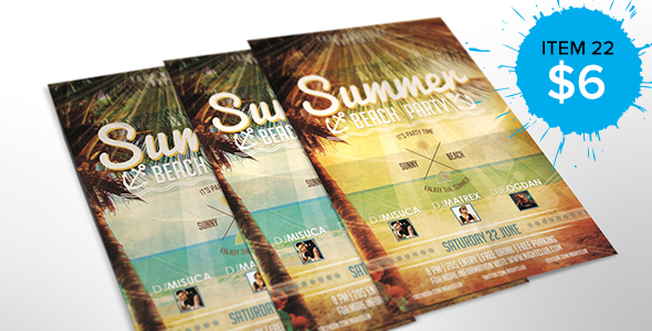 Summer Beach Flyer