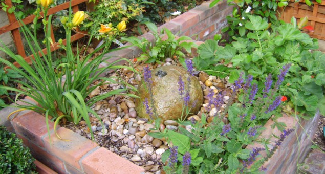 The addition of a water feature here added the magical dimension of sound. 
