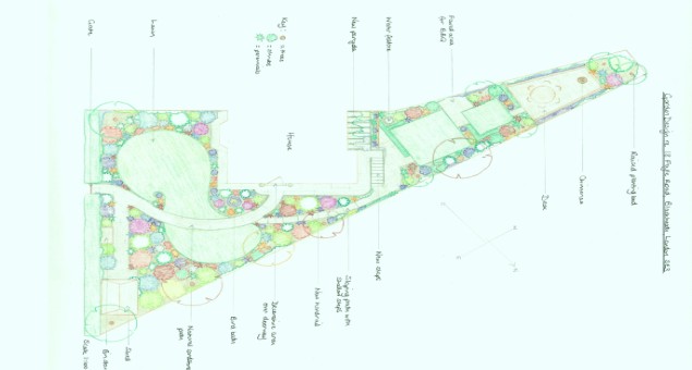 Our clients felt that, given that the property was located in a conservation area, they wanted to keep the front garden fairly traditional in design, whilst the back garden could be more contemporary to complement their interior decor - an interesting design challenge altogether!
