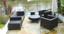 image of a contemporary garden waterside garden