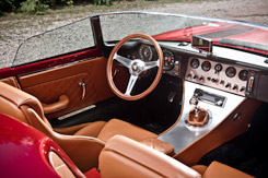 The 'cocoon' coclpit of the Speedster