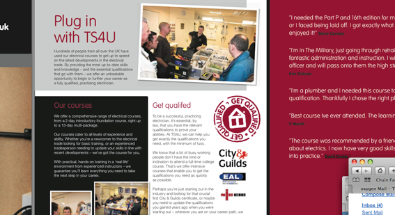 Our Electrical Training Brochure for download