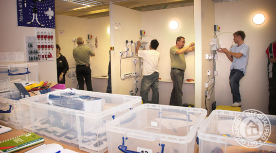 Delegates on our 17 Day Electrical Multi Course