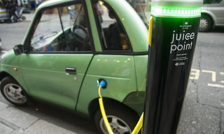 New electric car charging points in Brighton and Hove.