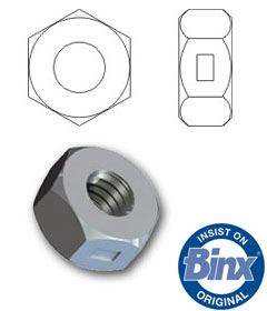 Binx® Tri-6 locking nuts