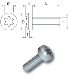 Micro Pan Head Machine Screws - Recess T