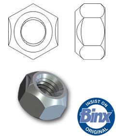 Binx® Tri-5 locking nuts