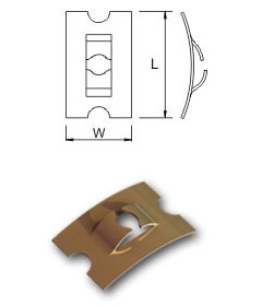 Spire® Rectangular Flat Nuts