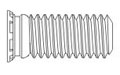 Low Displacement Flush Head Stud