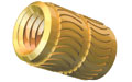 Unheaded Brass Insert for Plastic