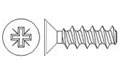 Countersunk head 30 screws - PoziDriv®