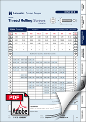DIN 7500 Thread Rolling Screws