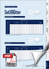K-Series Setzmuttern