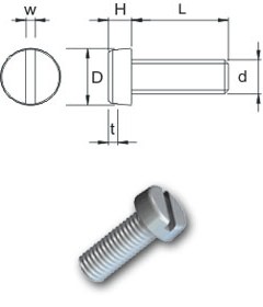 Micro Cheese Head Machine Screws - Slotted