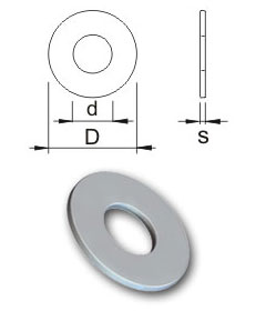 Micro flat washers