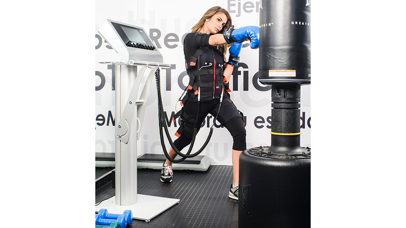 Parte de las sesiones de entrenamiento