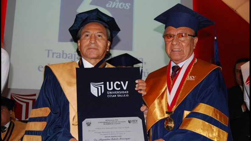 Alejandro Toledo señaló que devolverá el doctorado Honoris Causa que le entregó la Universidad César Vallejo en 2010.