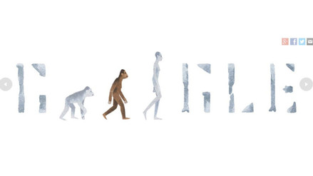 Doodle celebra 41 años del descubrimiento de Lucy, la australopithecus